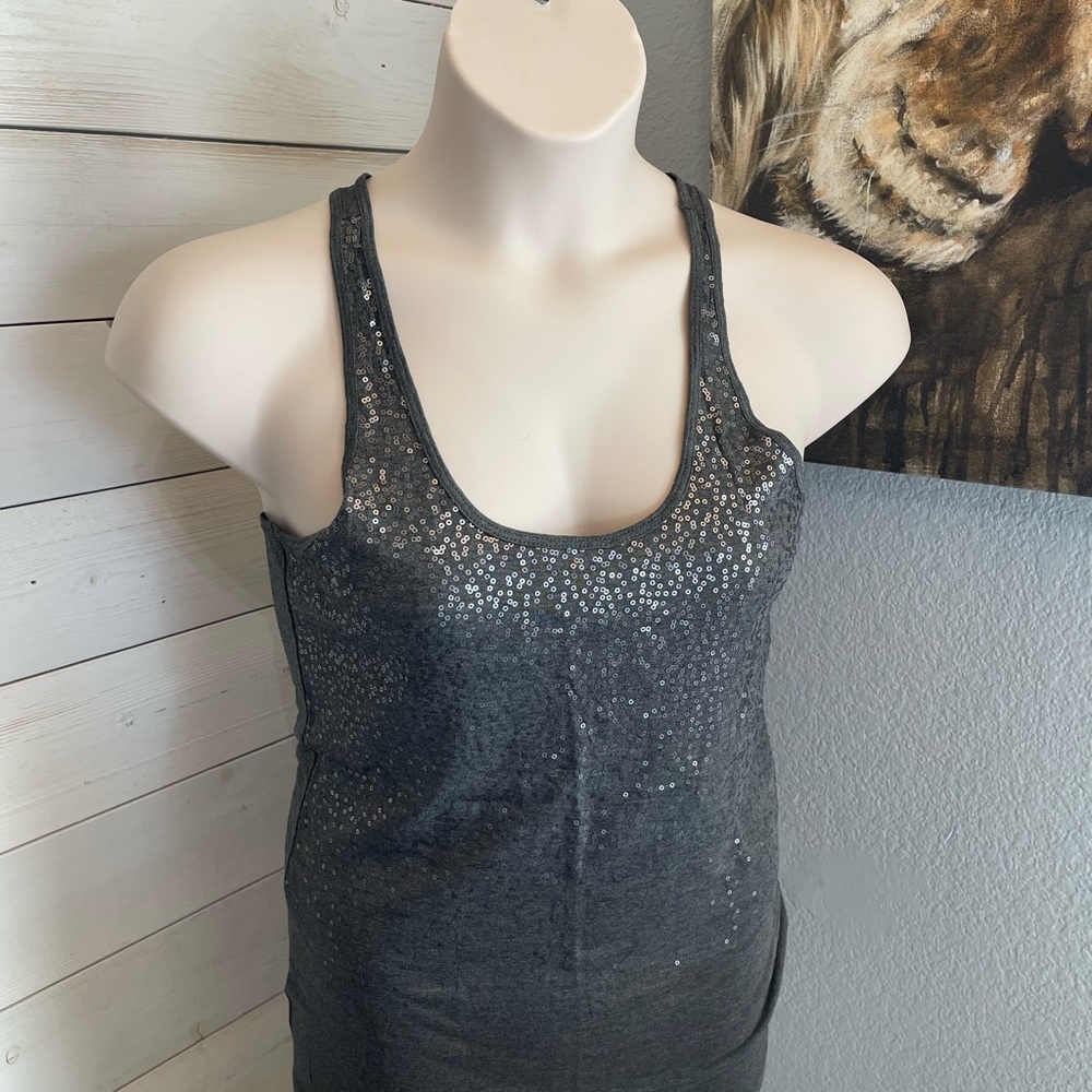 Sparkling Gray Tank Top
